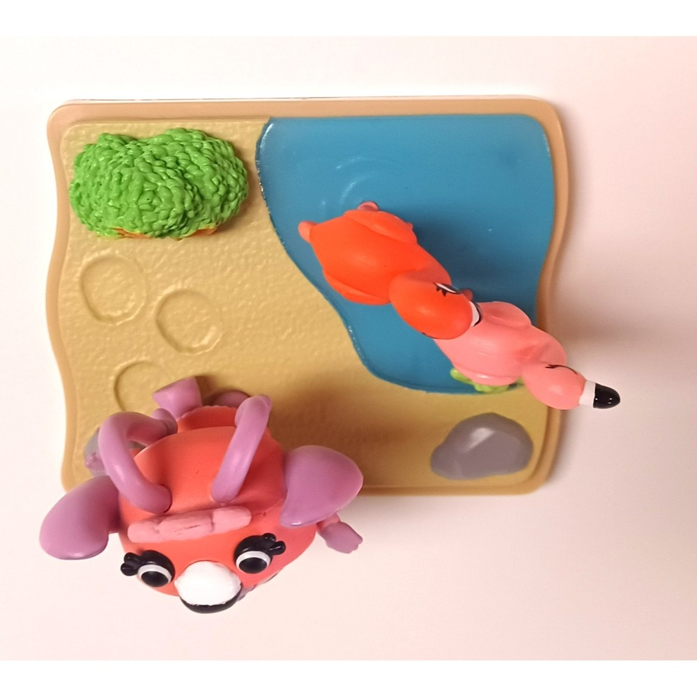 Disney Stitch Goes Wild Scene Setter Angel Flamingo Figure Just Play Happy Haul - Picture 7 of 15
